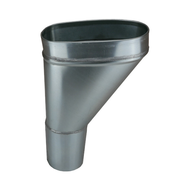 ZINC JAMBON CUVETTE BRANCHEMENT 100 ZINC JAMBON CUVETTE BRANCHEMENT 100